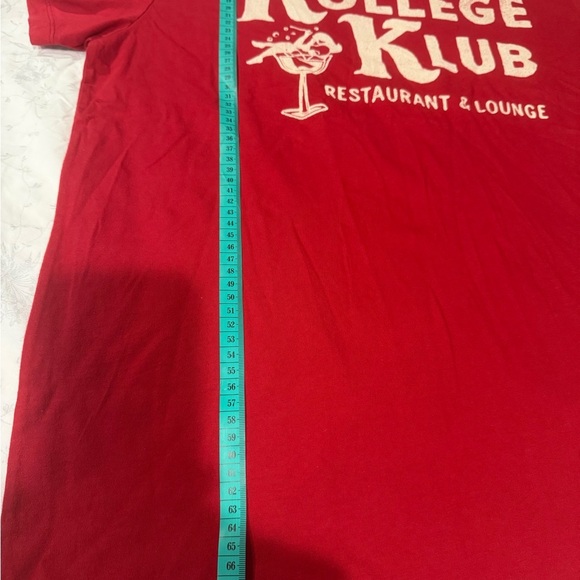 Tailgate Men's Kollege Klub Graphic T-Shirt Red Size S - Picture 8 of 8